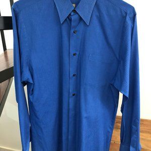 Van Heusen Fitted Dress Shirt Striped